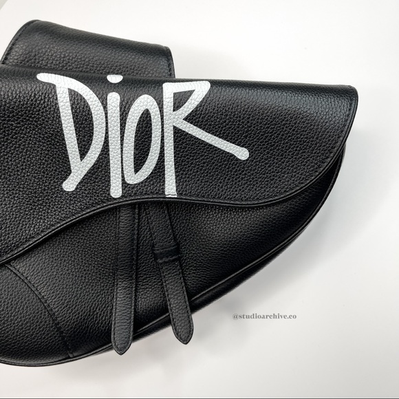 Dior x Stussy collab saddle bag (Dior Homme x Shawn Stussy) - Picture 3 of 8